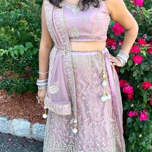 COPY - LEHENGA CHOLI-  lilac purple lehenga choli